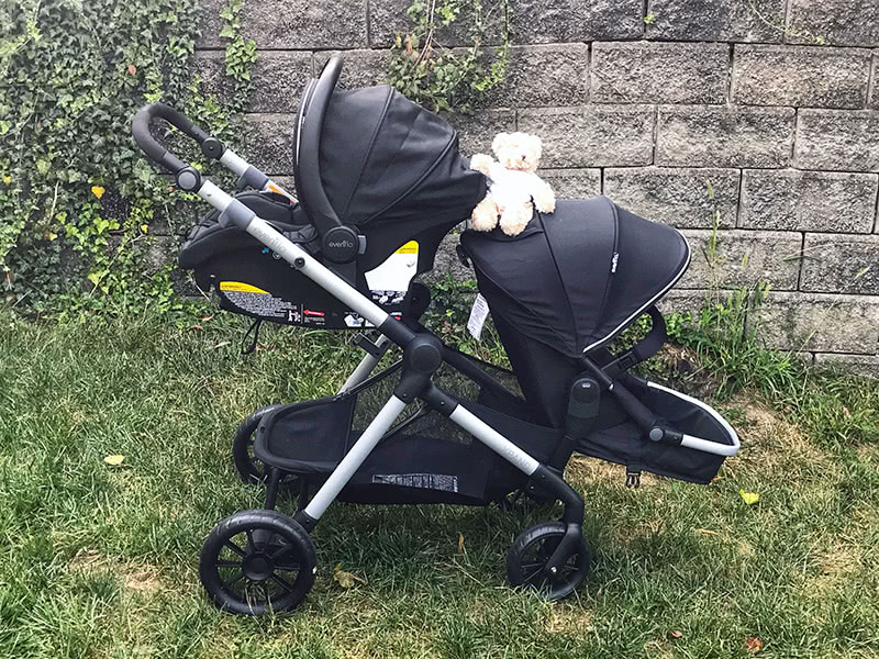 evenflo pivot xpand stroller review car seat bassinet two - Baby Gear Essentials