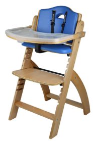 Abiie Beyond Junior Wooden High Chair with Tray