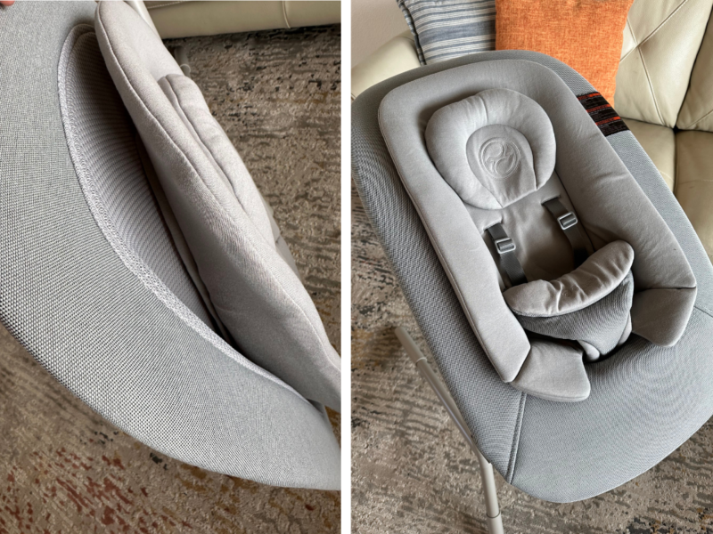 Cybex Infant Bouncer fabric close up