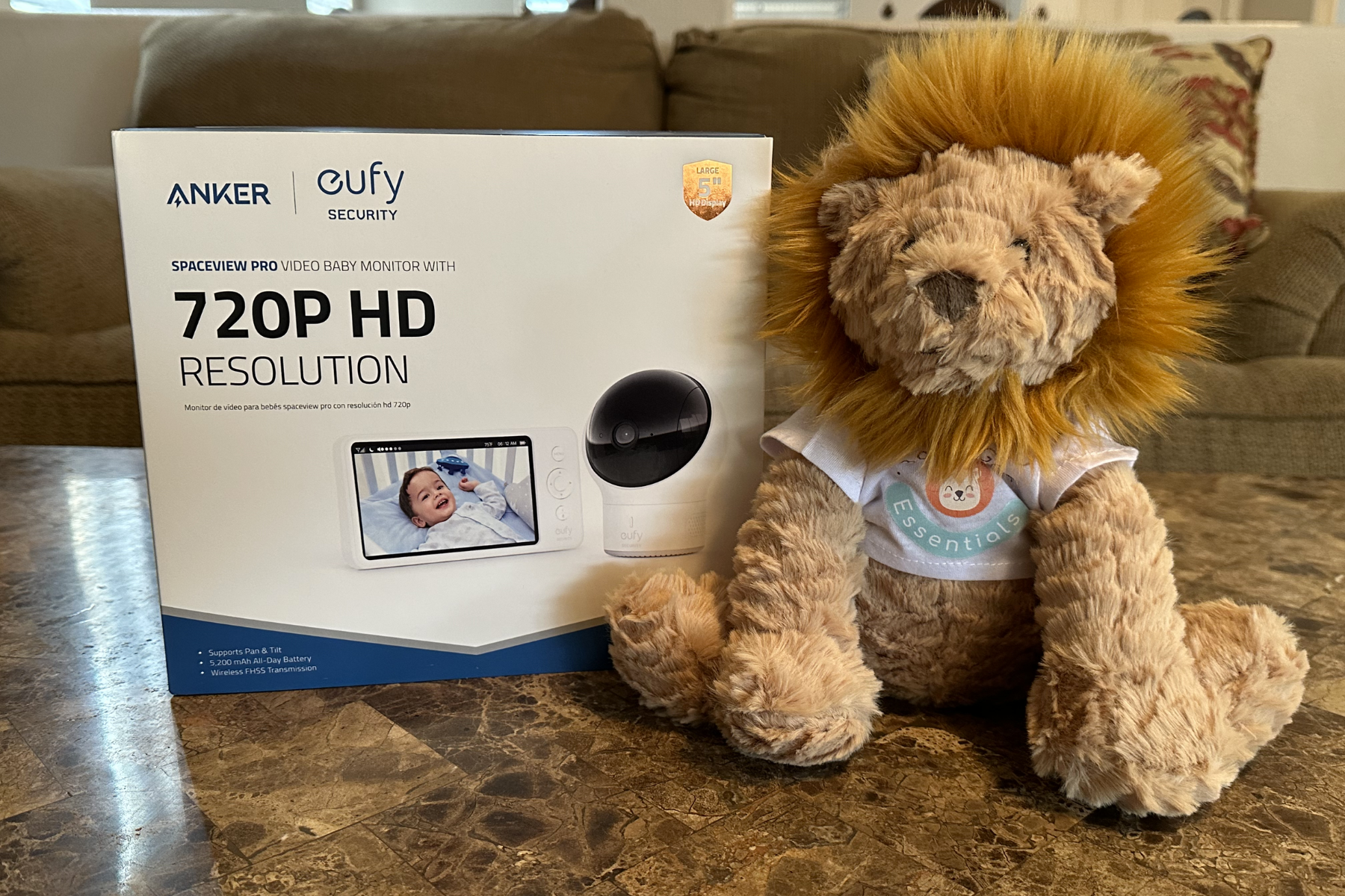 Eufy SpaceView Pro Baby Monitor in box