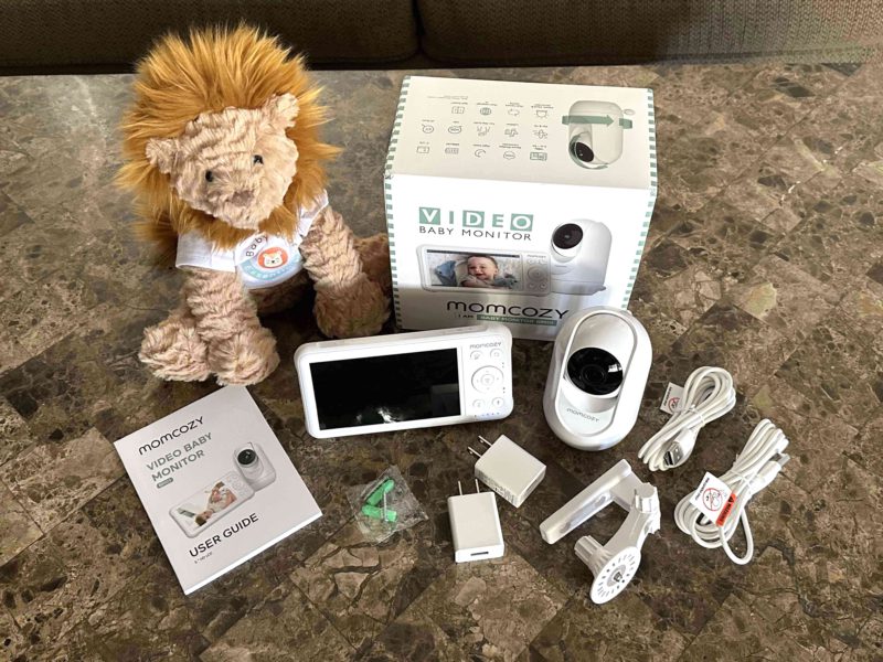Momcozy Video Baby Monitor unboxing, everything included in the box
