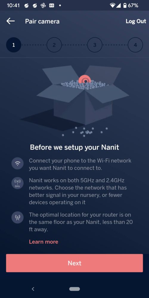 Nanit Pro Insights App