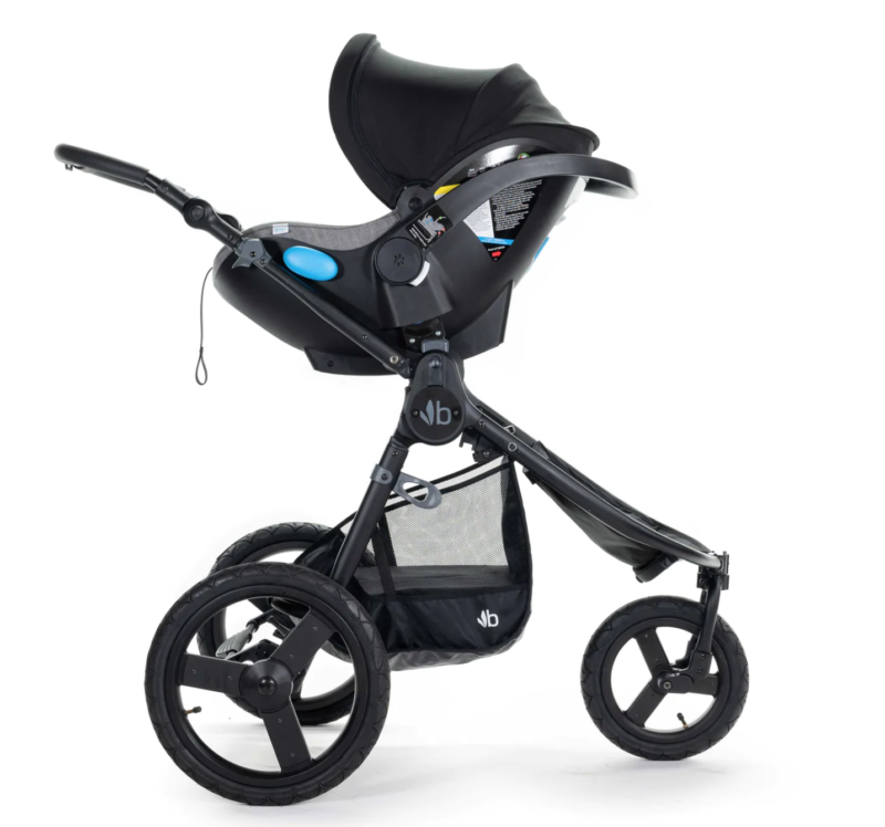 Bumbleride Speed stroller with the Clek Liing infant car seat